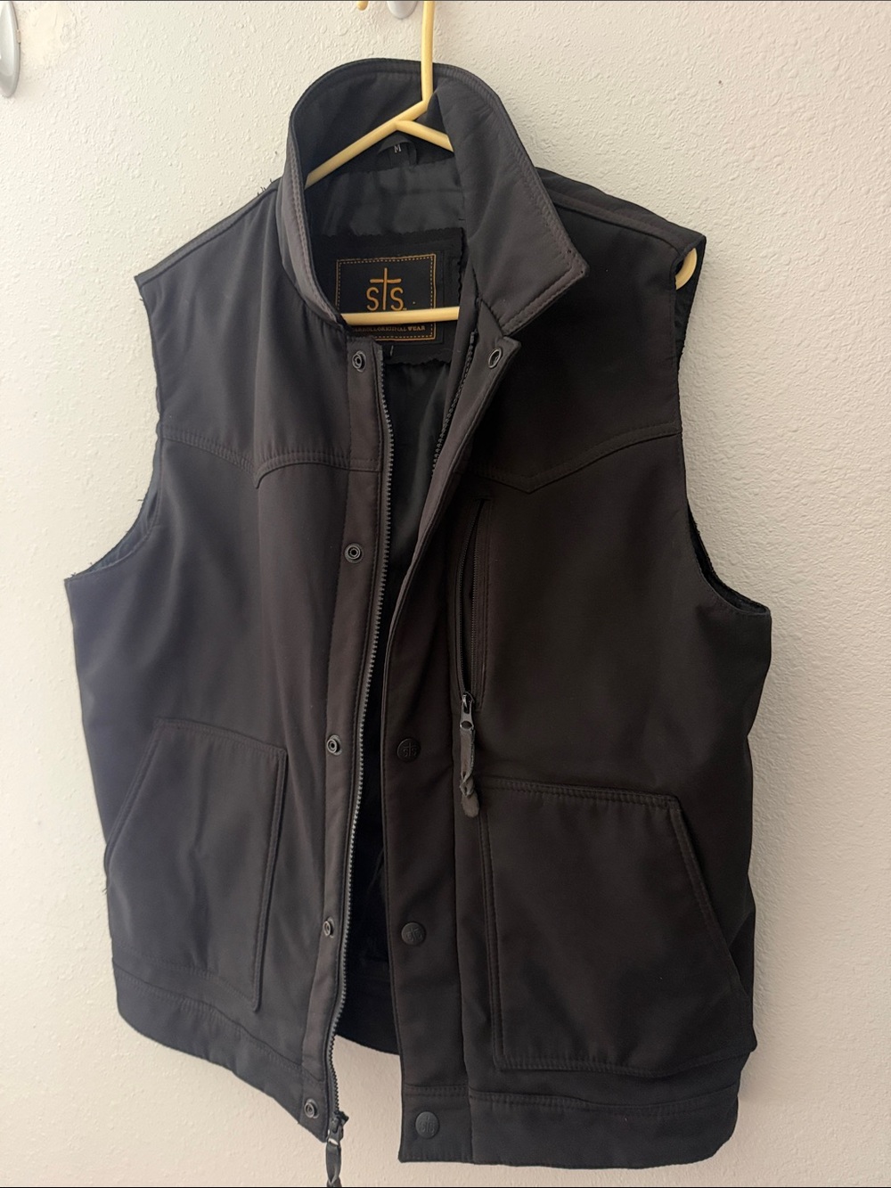 STS Ranchwear Brown Workwear Utility Vest